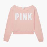 Victoria's Secret PINK bluza pudrowy róż