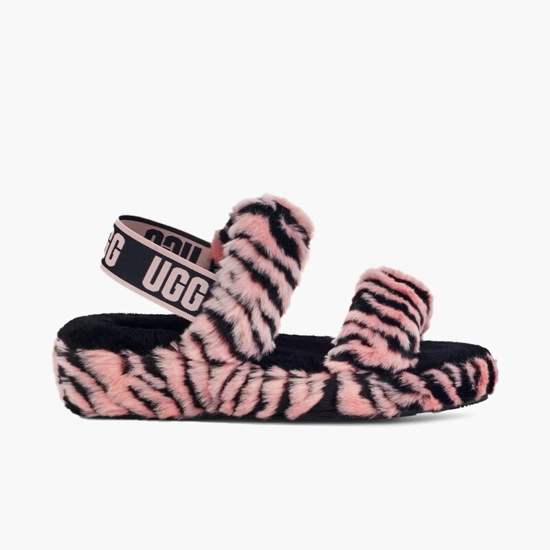 UGG oh yeah tiger print klapki kapcie