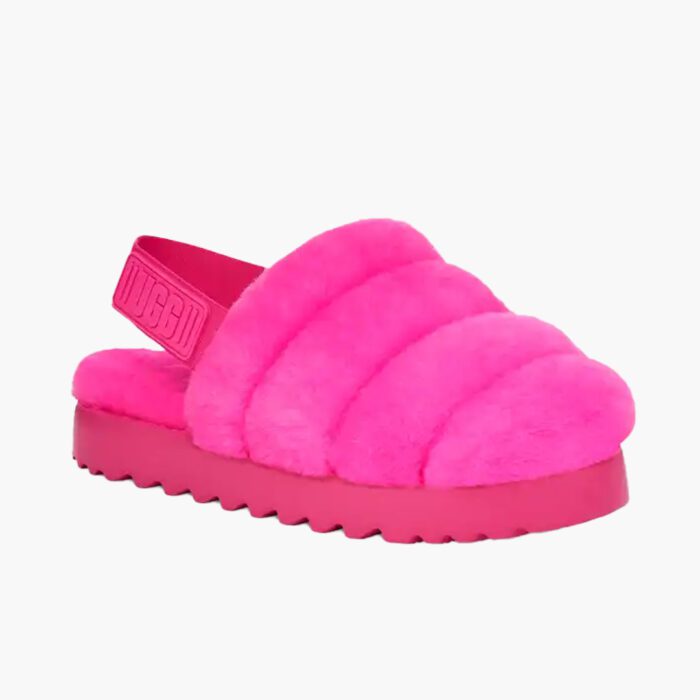 Ugg super fluff slipper pink buty kapcie