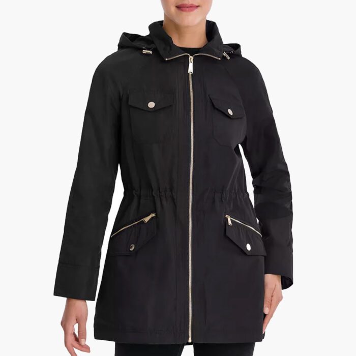 Michael Kors plaszc parka czarny