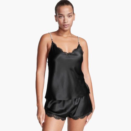 Victoria's secret satynowa piżama Satin Lace-Back Cami