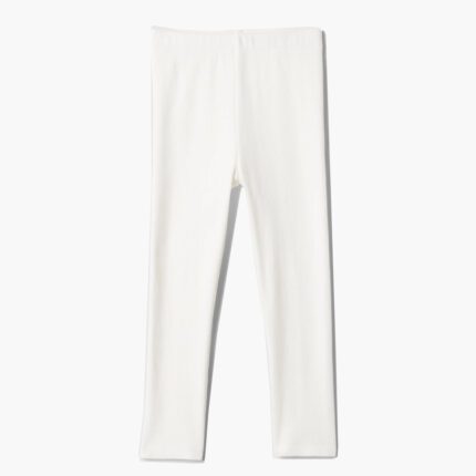 Gap legginsy prazkowane dzieciece biale